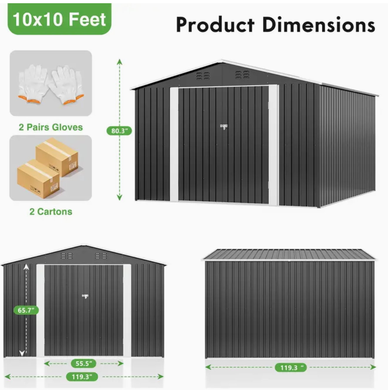 10x10 Shed