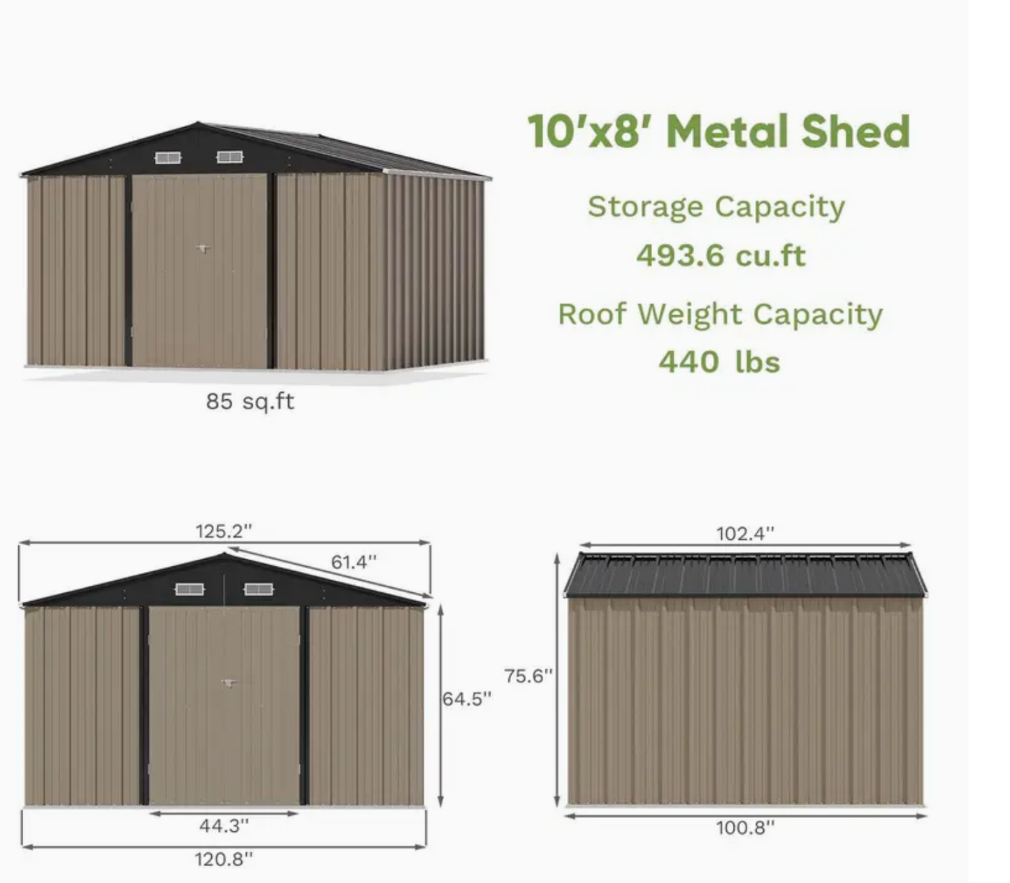 10x8 Shed